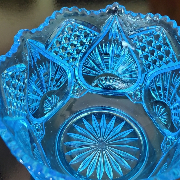 Vntg "Plytec Blue" Bowl by Kemple McKee - Picture 7 of 9